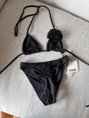 Black bikini - size small - brand Same